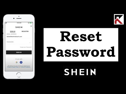 How To Reset Forgotten Password on Shein App