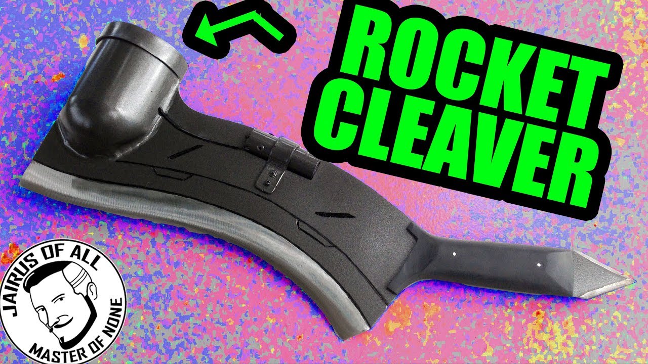 ROCKET POWERED THROWING CLEAVER! - Gundam Hammer Chopper - YouTube