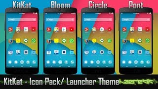 Android KitKat 4.4 Icon Pack and Theme - Nova, Apex, GO Launcher EX and more... screenshot 4