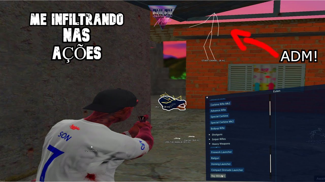 COPIANDO ROUPAS E ME INFILTRANDO NAS AÇÕES DO GTA RP COM MOD MENU