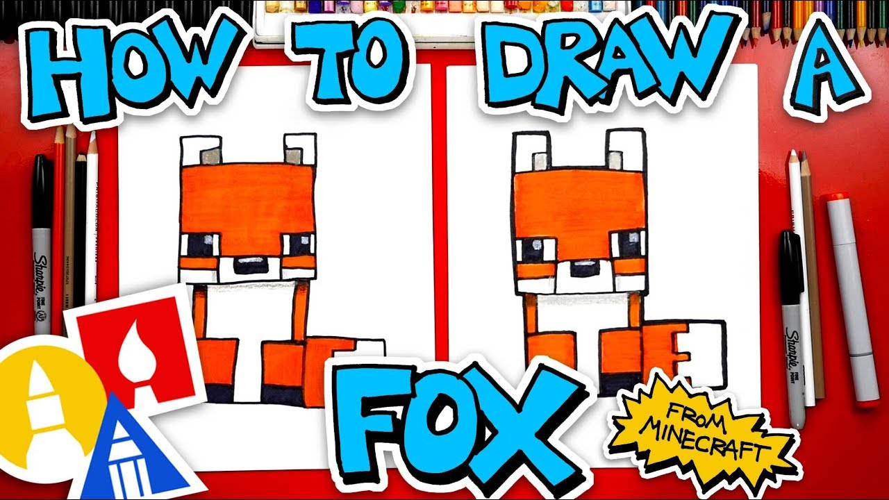 How To Draw A Minecraft Fox