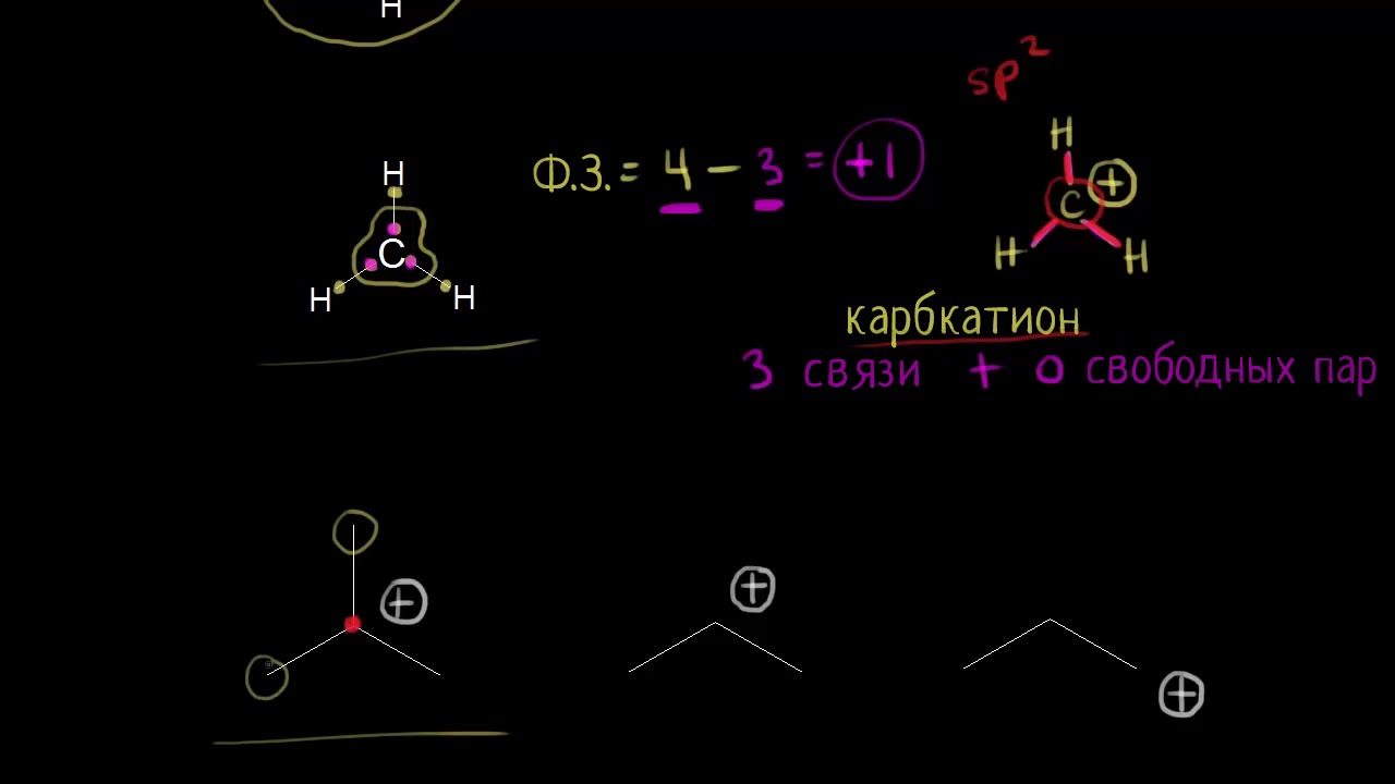 Формальный заряд углерода (видео 2)|Резонансные структуры в ...
