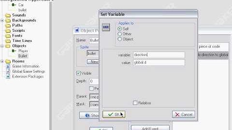 Game Maker Tut. Shooting in all directions