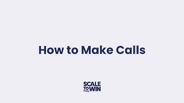 How to Make Calls with the Scale to Win Dialer!