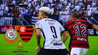 Corinthians x Flamengo | QUARTAS DE FINAL | LIBERTADORES 2022 | PES 21