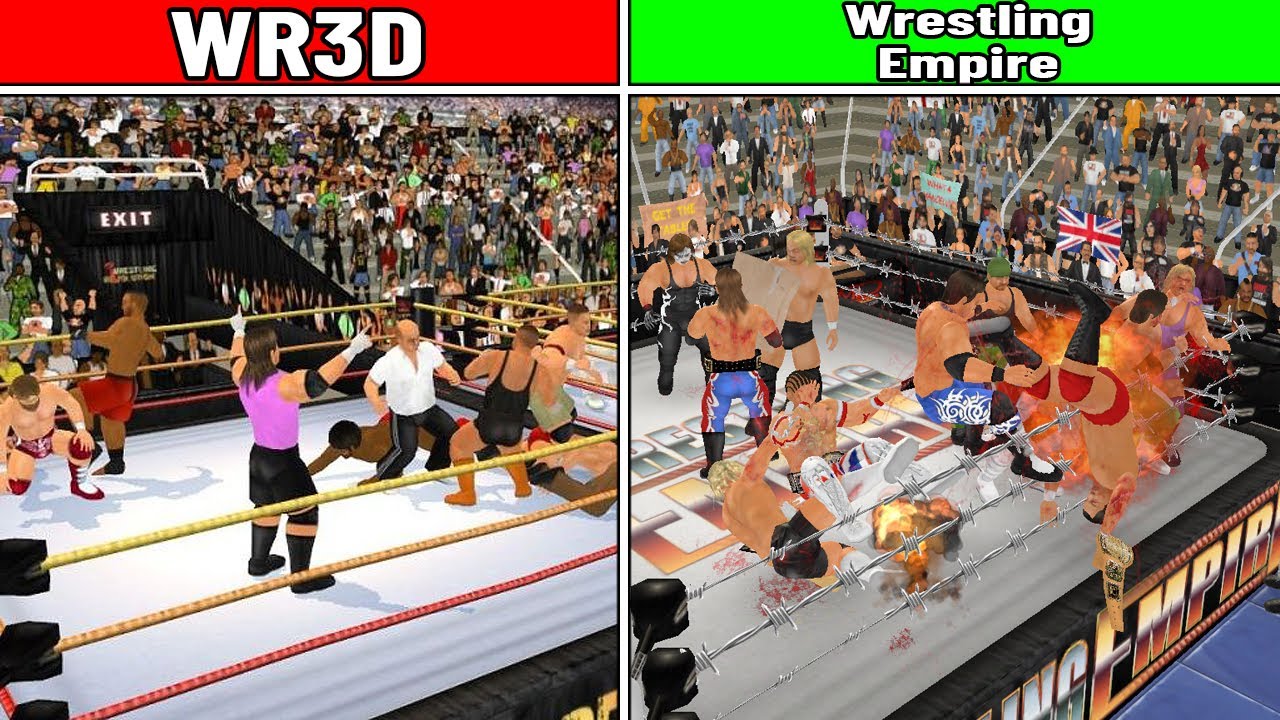 10 Things Wrestling Empire Does Better Than Wrestling Revolution 3D YouTube