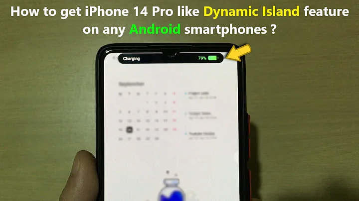 How to get iPhone 14 Pro like Dynamic Island feature on any Android smartphones ?