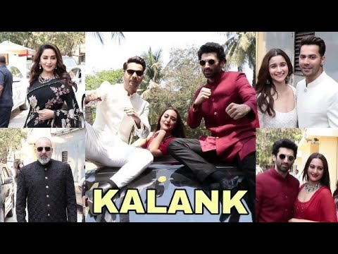 Varun-Alia-Sanju-Madhuri | Kalank Official Teaser | Grand Launch