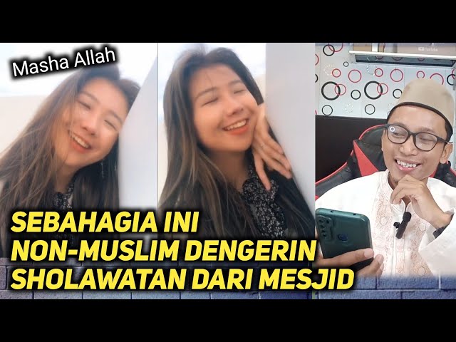 Wanita Non-Muslim ini Tiap Sore Naik Rooftop Dengerin Sholawatan Dari Mesjid, Ekspresinya Waw! class=