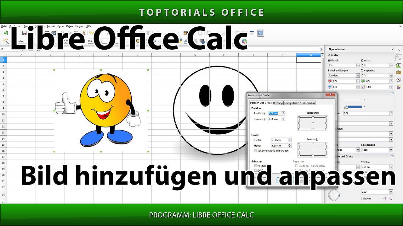 Update New Bild hinzufügen und anpassen (LibreOffice Calc)