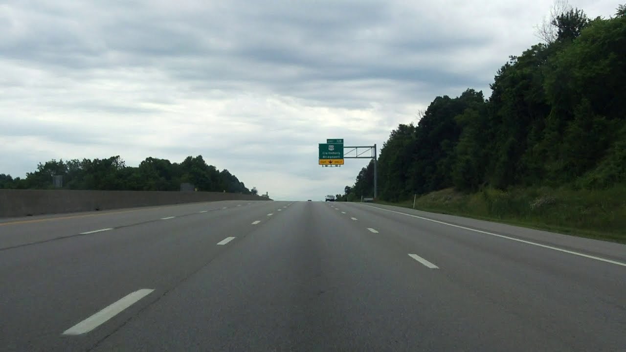 Interstate 79 West Virginia (Exits 110 to 119) northbound YouTube