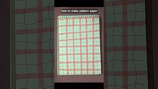 How to make pattern paper ✨ #diy #art #design #drawing