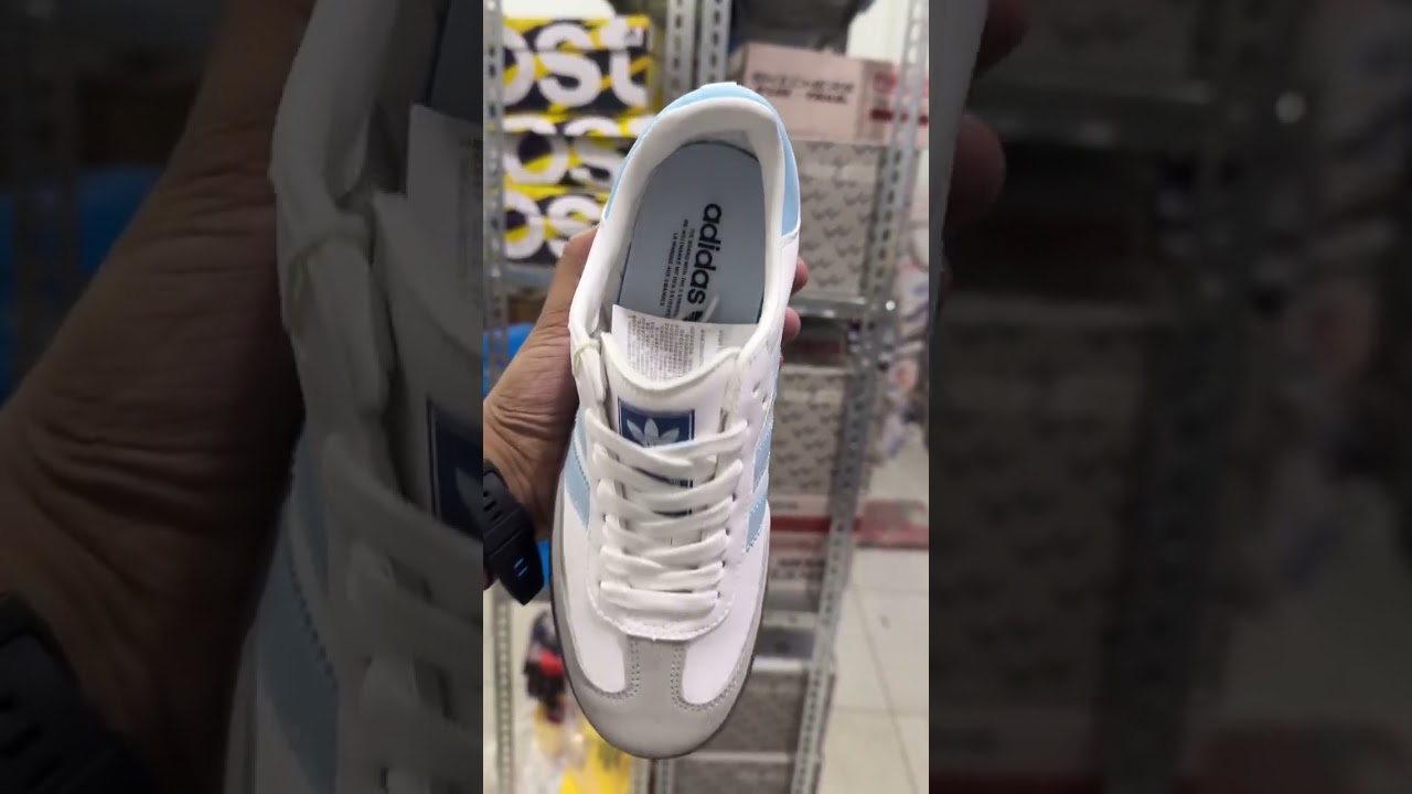 Addidas Samba OG Cloud White Sky Blue Video | OhPairPk