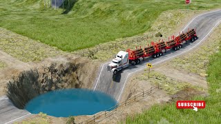 Mobil Vs Giant Pit - Beamng Drive