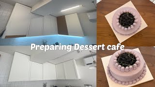 CAFE VLOG EP.14 | 카페 창업 준비 어버이날 기념 당뇨케이크 만들고 (또) 페인트 칠하는 반셀프…