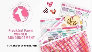 Scrapbooking - Freckled Fawn WINNER!