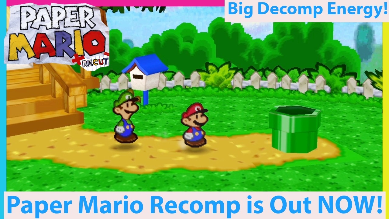 Paper Mario Recomp is OUT NOW! Paper Mario ReCut - YouTube