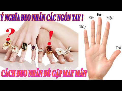 Video Ý nghĩa đeo nhẫn các ngón tay, Đeo nhẫn theo phong... - youtube