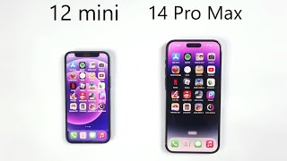 iPhone 12 mini vs iPhone 14 Pro Max - Speed Test!