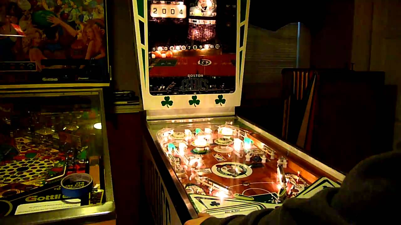 Custom Boston Celtics Pinball Machine YouTube