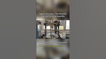 Automatic Terminal Assembly Line | Wire Processing at Scale#factory #machine  #copper #terminal