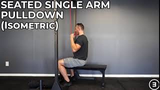 Seated Single Arm Pulldown (Isometric)