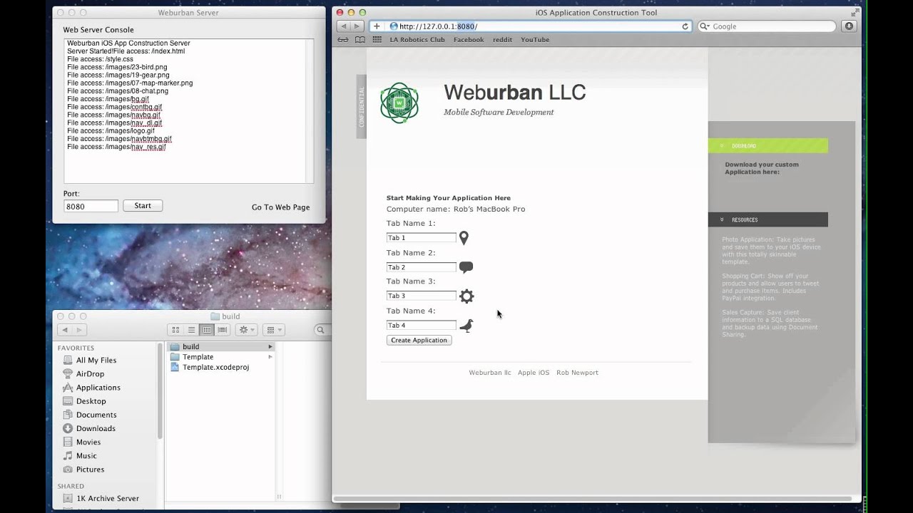 iOS Development Server