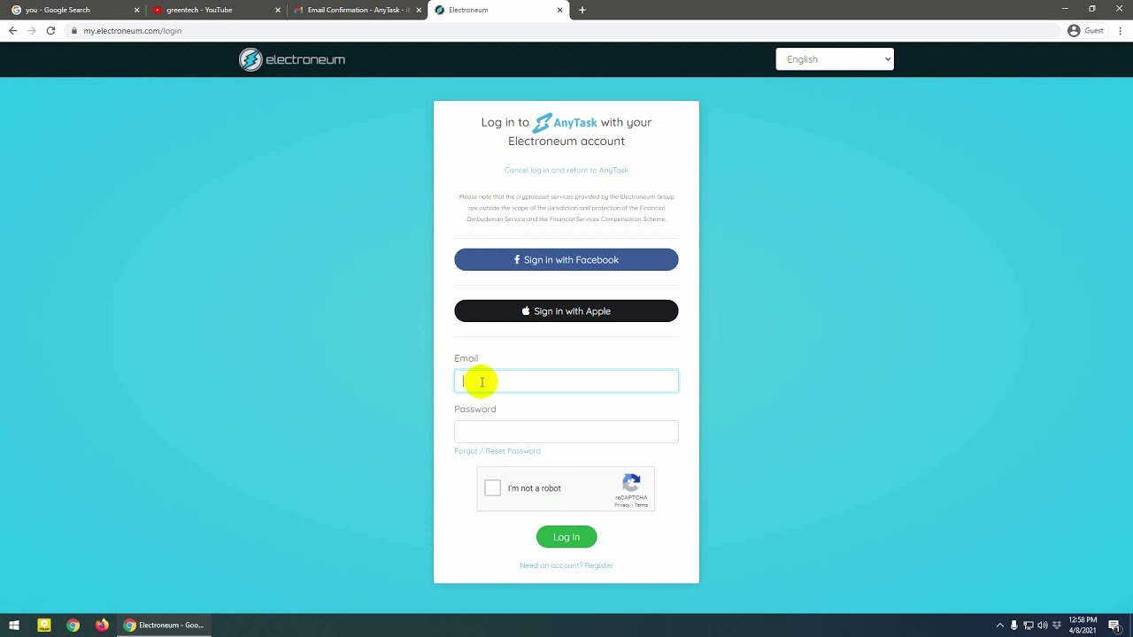 How to Create Anytask Account