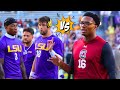 Garrett Nussmeier (LSU) vs LaNorris Sellers (SC) | Player Warmups