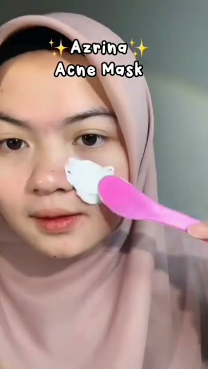 Azrina Acne Purifying Clay Mask | Masker Wajah Penghilang Jerawat Brutusan | Solusi Muka Berminyak