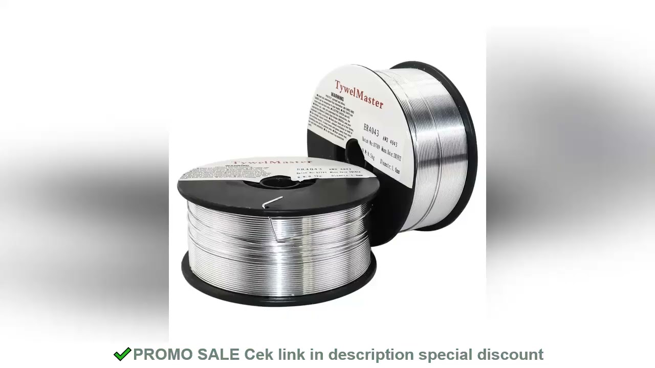 Aluminum Welding Wire ER4043 AlSi5 ER5356 AlMg5Cr 0.5kg 0.8/1.0/1.2mm D100mm Gas Shield Aluminum All