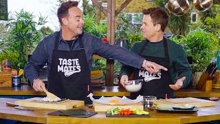 Ant &amp; Dec Make Sushi In The Middle Of A STORM! | Taste Mates Cooking Edition