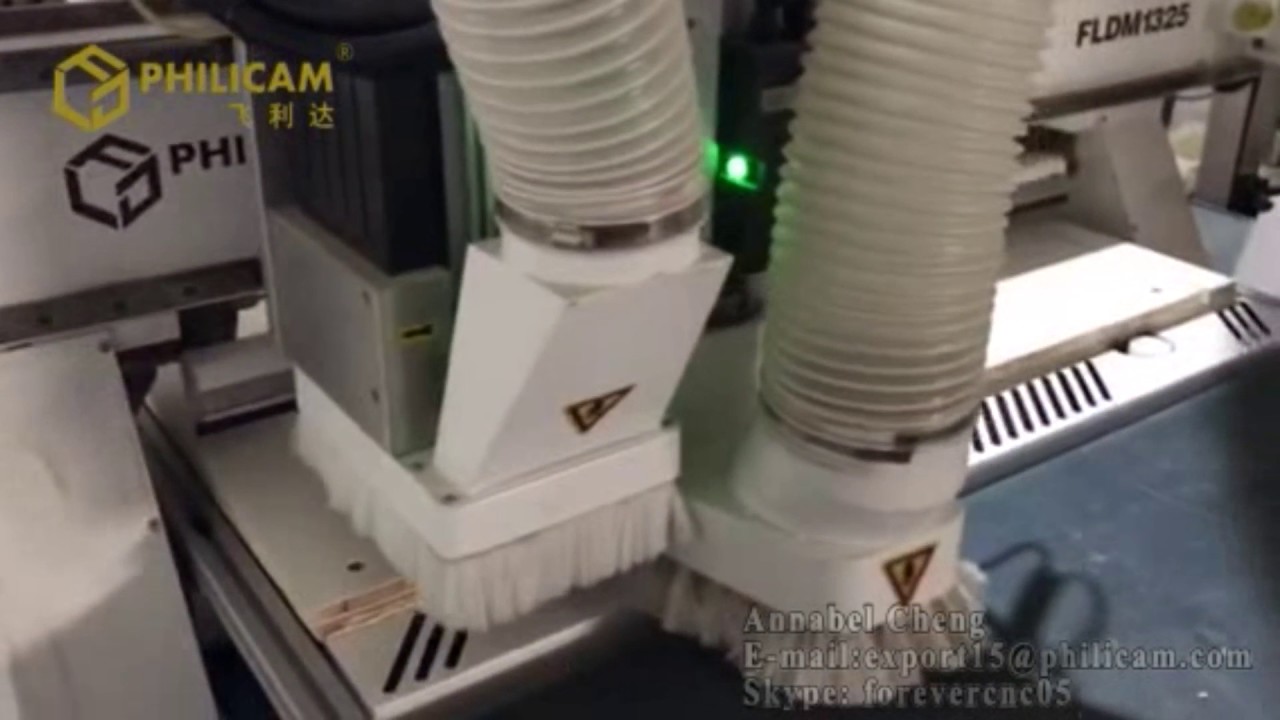 Customer Training PHILICAM F2 9 Office Furniture Making Machine with Boring Drill Groups C