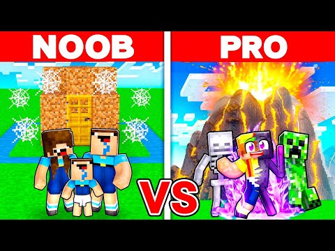 Having a NOOB vs PRO SHAPESHIFTER Family In Minecraft!