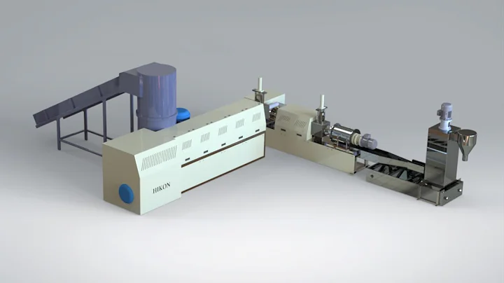 HIKON’s Cutter Compactor Recycling ExtruderSpecially engineered for plastic scrap recycling.