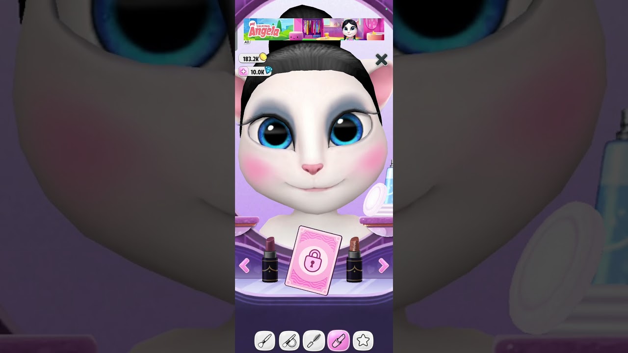 Talking angel cat cartoon 😹😹