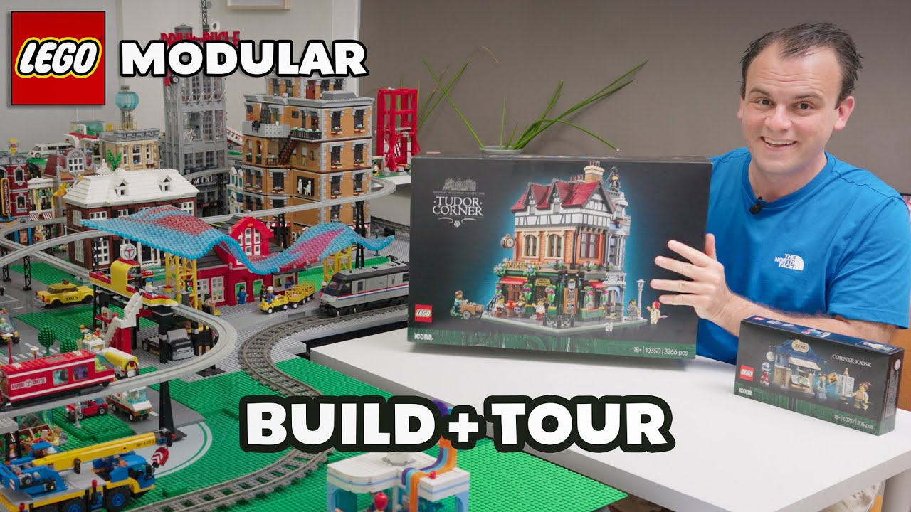 LEGO Tudor Corner Build + Tour