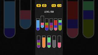 Water sort puzzle level 550
