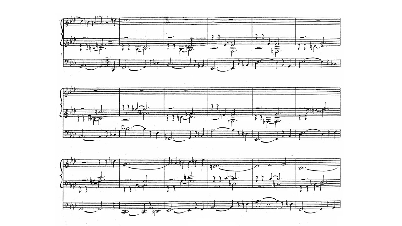 [Score-Video] Alexander Nemtin - Aria (Adagio) from the Organ Concerto