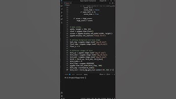 Flappy Bird на python | 051