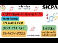 Sicpa music festival 2023  vocal recital by paramita roy