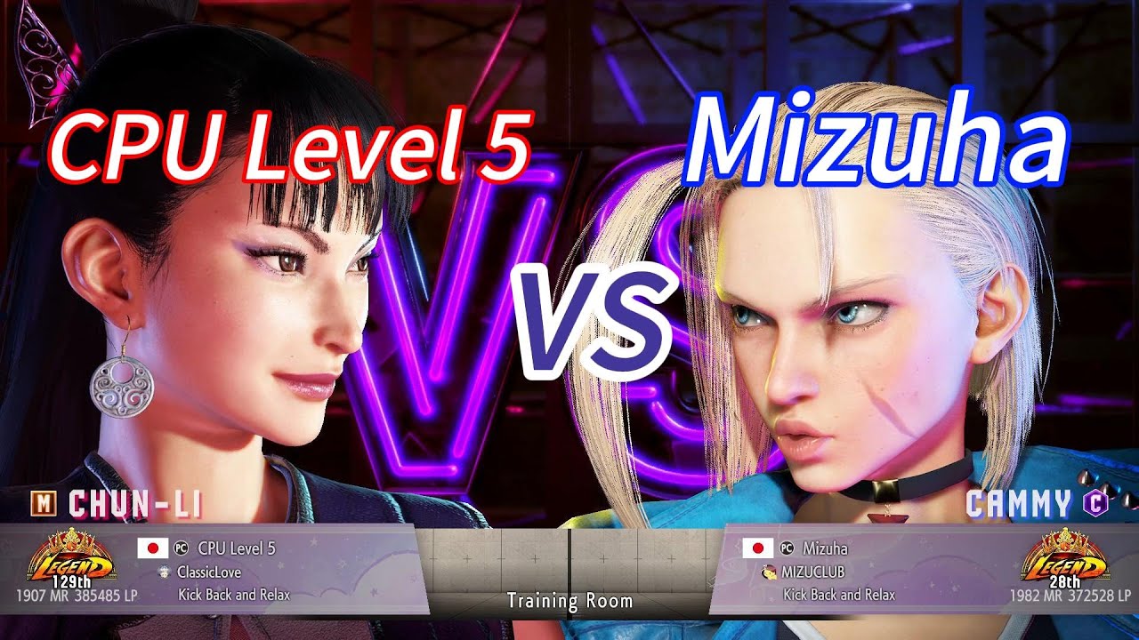 SF6💥CPU Level 5(CHUN-LI) vs Mizuha(CAMMY)💥Street Fighter 6 High Level Match's EP762