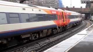 Class 158 Southwest Trains Departing Clapham Junction (13/2/15)
