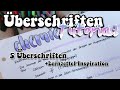 Überschriften Tutorial 📝 *wie mache ich meine Überschriften?* | kathie