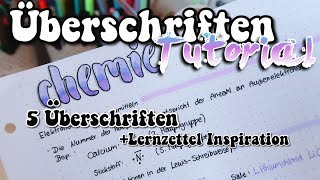 Überschriften Tutorial 📝 *wie mache ich meine Überschriften?* | kathie