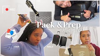 PACK & PREP WITH ME FOR VACATION| Life Update ChitChat, Installing Passion Twists, press on nails