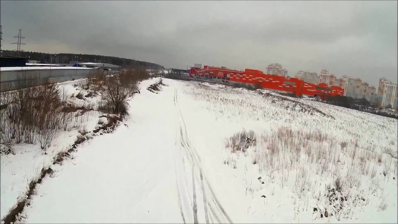 Тестовый полет в  очках Fat  Shark Predator V2 на 300  метров