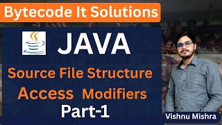 Java Full Course Live 🔴 | Java Sourse File Structure and Modifiers | Part-1 | Java With Vishnu