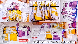 Best Leather Canadian Gloves  || Industrial Gloves  || Safety Gloves  || Work Gloves  || #gloves