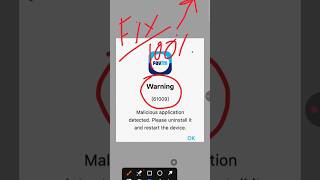 warning (61009) Paytm problem fix! payment app not working #shorts